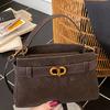 Winter New Fashion Simple Retro Niche High-value One-shoulder Crossbody Bag Large Capacity Commuter Small Square Bag