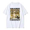 Summer Men I Love Dumb Blondes English Golden Retriever Printed T-shirt Retro Gothic Cotton Short-sleeved Y2k Streetwear