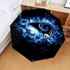 1PC Rams Team Spirit Printed Umbrella Folding umbrella, automatic umbrella 8-Frame for Travel, camping Fan gifts Christmas Gifts