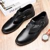 2025 Summer New Men's Sandals Hollow Breathable High Quality Men's Leather Casual Shoes Versatile Men's Loafers for Daily Use