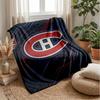 Montreal Canadiens Flanell Fleece Decke Gemütlich Warm Überwurfdecke für Sofa Bett Reise Ganzjahresgebrauch