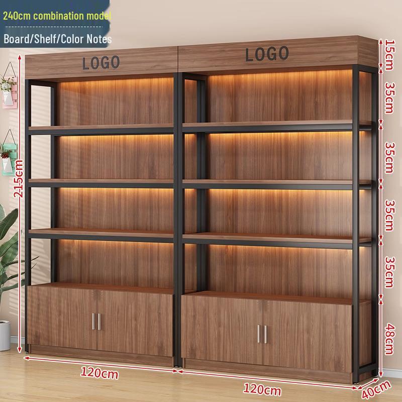 Multi-layer Shelving Unit for Cosmetics, Snacks & Stationery Display