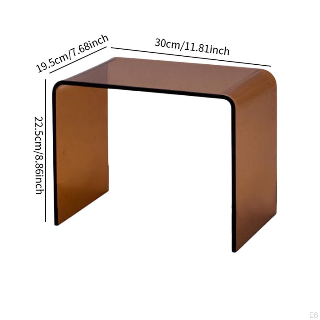 Acrylic End Table for Living Room And Office Use