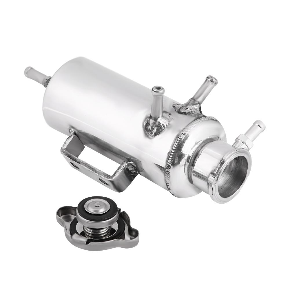 350ml Aluminum Car SUV Overflow Catch Tank Cooler Coolant Reservoir Kit Universal