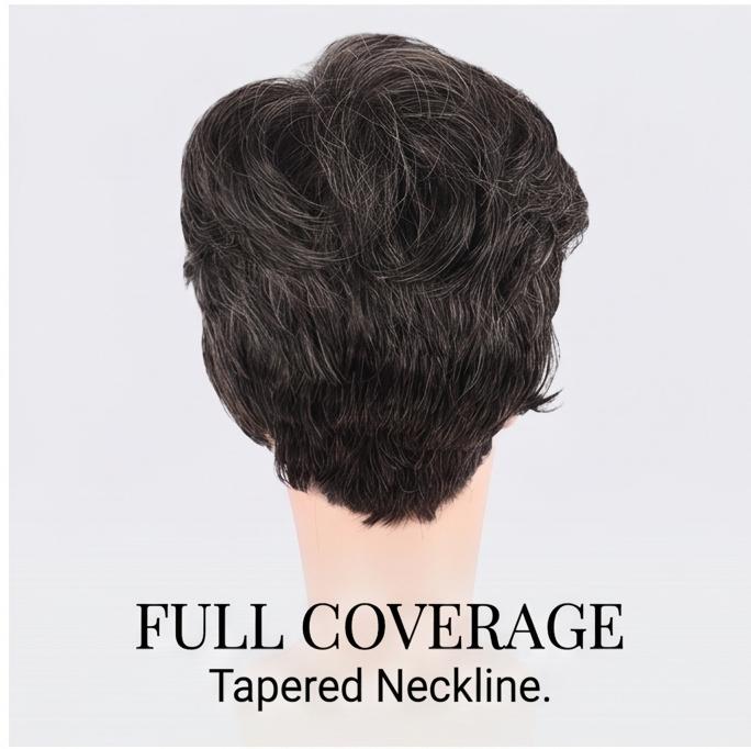 Men's Short Straight Side Part Synthetic Wig (7026A-4M#) High-Temp Fiber Natural Breathable for Daily & Casual Use, Ready to Ship