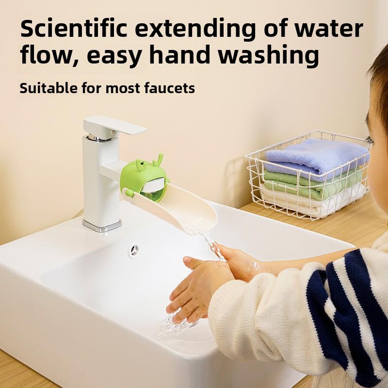 Cartoon Faucet Extender for Kids, Hand Washing Sink Extender, Splash Guard, Bathroom Accessory