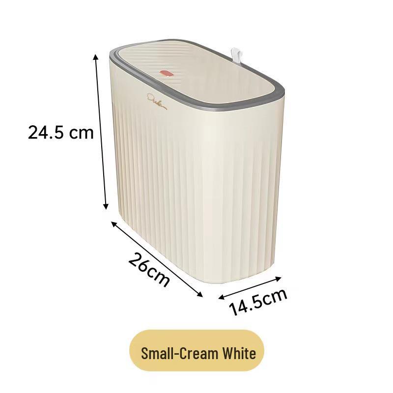 Push-Top Large Capacity Trash Can for Bathroom, Kitchen, or Living Room