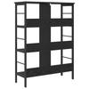 Bookshelf Black Oak Look 82 X 32 X 112 Cm Engineered Wood