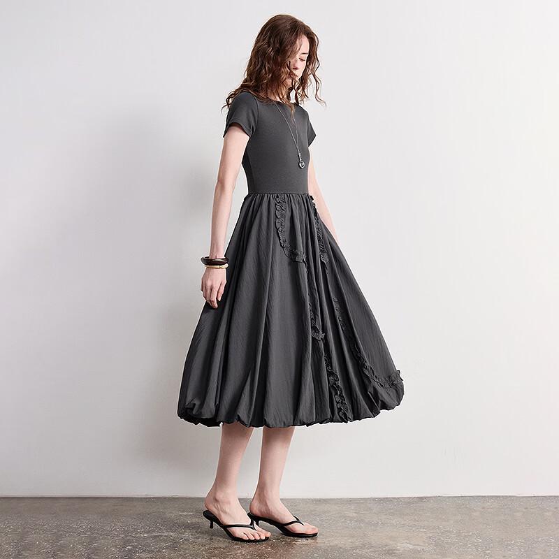 Chuyu Women's Summer Retro A-Line Petal Dress