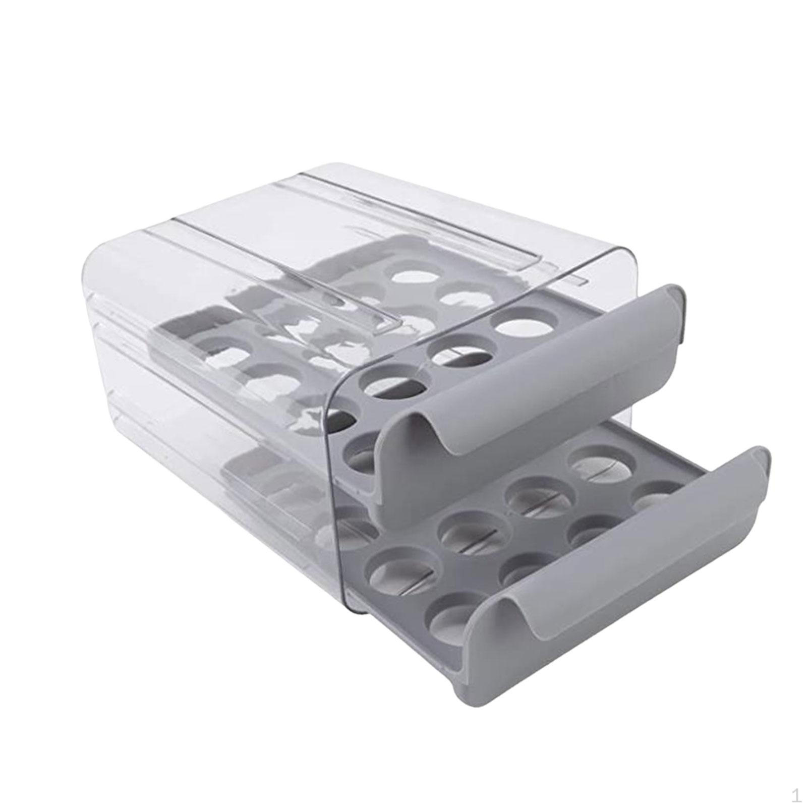 Double Layer Egg Storage Holder for Kitchen Organization