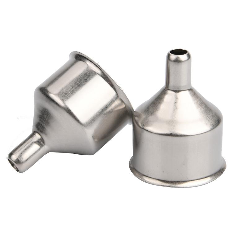 3 Packs Mini Hip Flask Funnel Small Portable Non-toxic Funnel for Kitchen Bar Home Wine Pouring Use