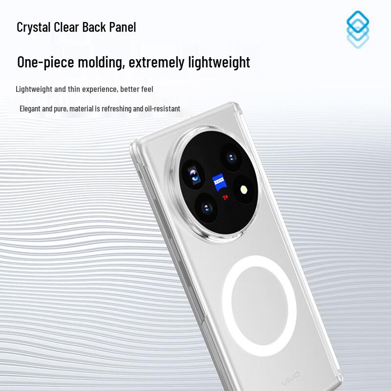 Vivo X Fold5 Clear Magnetic Folding Phone Case