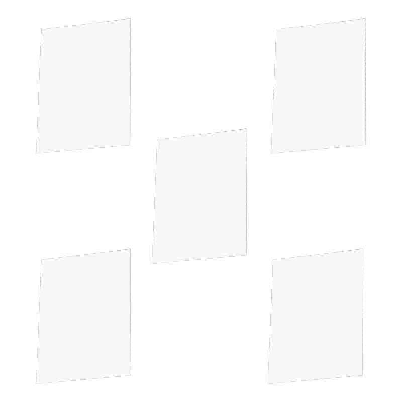 

5/10Pcs Plastic Seal Film Resin Clear Protective Sheet for Animal Silicone Shaker Models DIY Jewelry Making Pendant 1