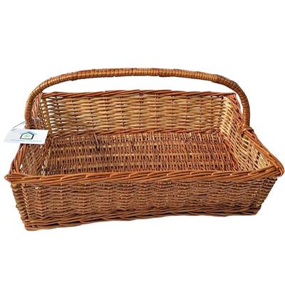 Basket with Handle Hamper Packing Chocolate Dry Fruit Wedding Cloth Packing Gifting Basket Size 18x12x5 inch.(Extra Large)