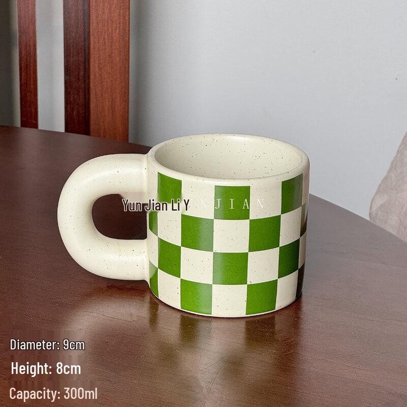 ZISIZ Vintage Splash Ink Ceramic Mug