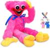 Plyšová hračka Huggy Woggy Vánoce Měkká Strašidelná Vtipná Hororová panenka Dárek Manga Poppy Hug Hra Halloweenská dekorace Playtime Vánoční dárek 40cm (Modrá a růžová)