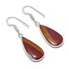 Natural Noreena Jasper Gemstone 925 Sterling Silver Jewelry Earring 1.65" AEE-10925