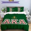3pcs AKA Logo5 Pattern Bedding Set Duvet Cover Set Includes Duvet Cover &pillowcases, Perfect All Season Bedroom Decoration & Gift