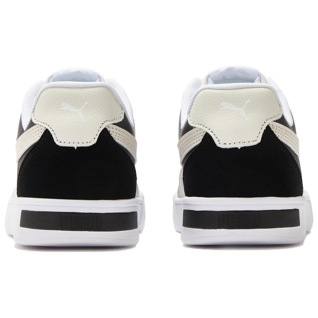 Puma Caven Skateboard Shoes Unisex Low Top Black White 399398-20