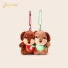 Pabaisi Dachshund Plush Keychain Design With Backpack And Scarf Gift For