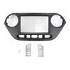 Car Navigation Screen Mounting Panel for For HYUNDAI i10 2014 7 Inch 2DIN Dash Trim Frame Black ABS Material Center Console