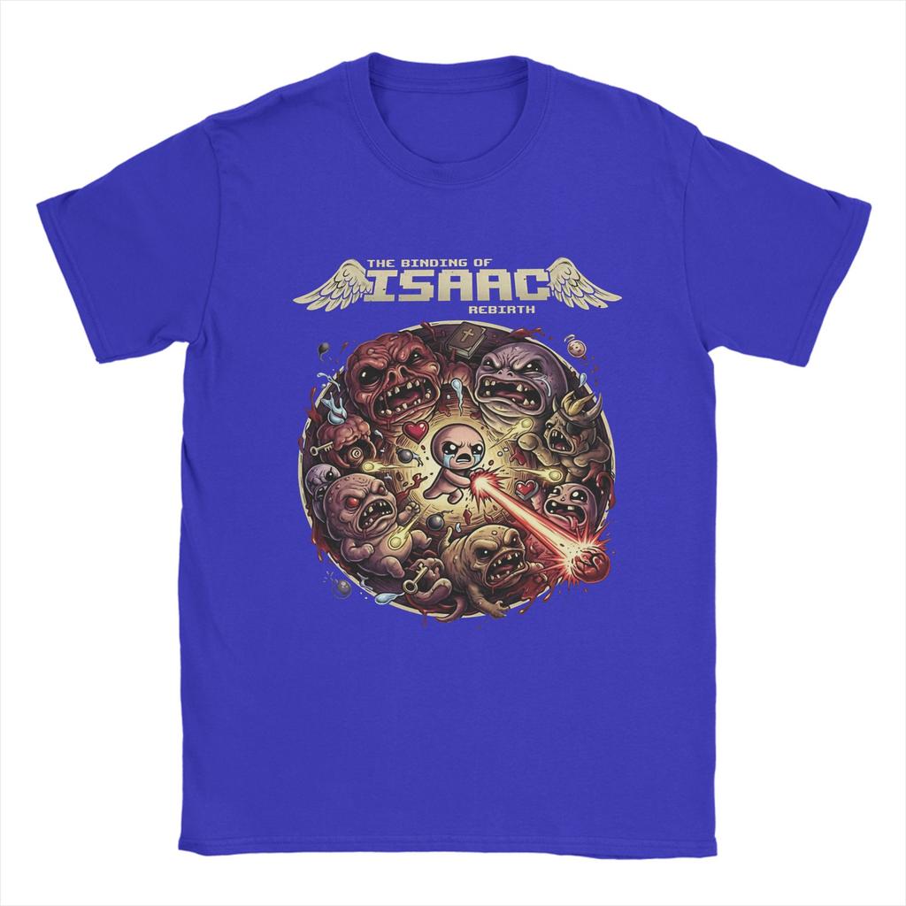Unisexs TShirt The Binding Of Isaac  Vintage Pure Cotton Tee Shirt Short Sleeve  T Shirt Crew Neck Clothes Gift Idea