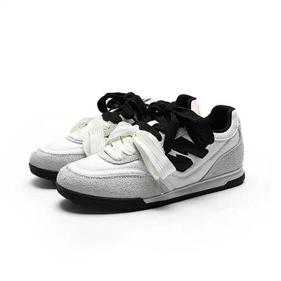 9 par sznurówek do butów damskie wczesna wiosna nowe codzienne retro buty na desce