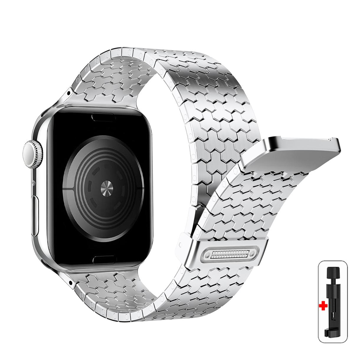 

Роскошный металлический ремешок для Iwatch Ultra 3/2 49 мм 38 40 41 45 46 44 мм из нержавеющей стали с магнитной застежкой для Apple Watch S11 10 9 8 7 SE3 S11 10-46MM