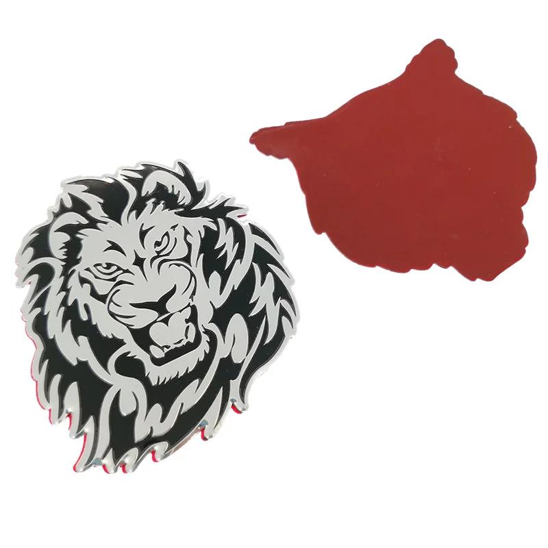 Decorazione Auto Animali Adesivi Logo Metallo 3D Leone/Aquila/Tigre Emblema Alluminio Badge Decalcomania Auto Auto Styling Accessori Auto