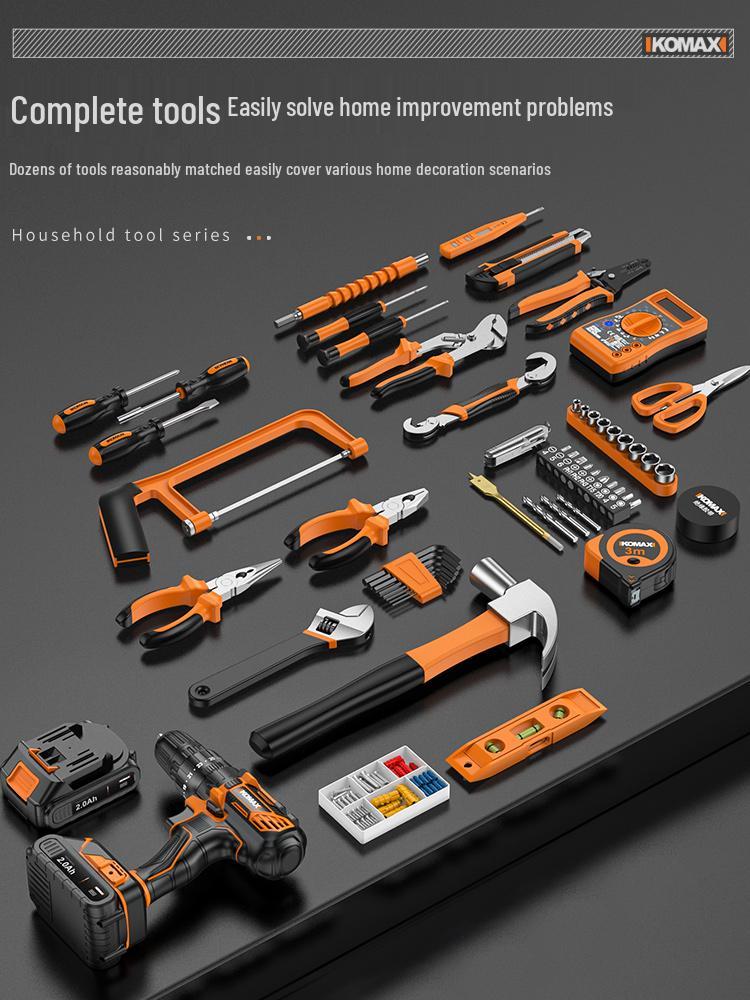 Multifunctional Electrician Repair Kit with Impact Drill