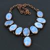 Rainbow Mystic Opal Necklace, Copper Electroformed Gemstone Jewelry, Handmade Necklace Amazing Jewelry, Gift For Her
