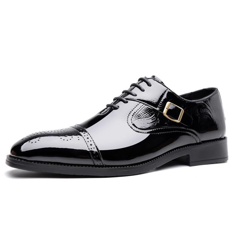

Business Men S Leather Shoes Gentleman Retro Style Party And Office Adult Fashion Outdoor Street Shoes Versatile For Daily 48