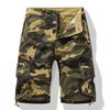 Herren Tarnung Cargoshorts Herren Knielang Freizeitshorts Herren Mehrere Taschen Shorts Sommer Outdoor Strandshorts