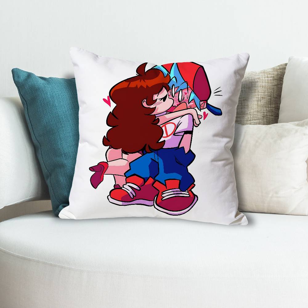 FFriday Night FFunkin Anime Celebrity Merchandise AllMatch Printed Pillow Case Sofa Car Office Room Decoration Protector