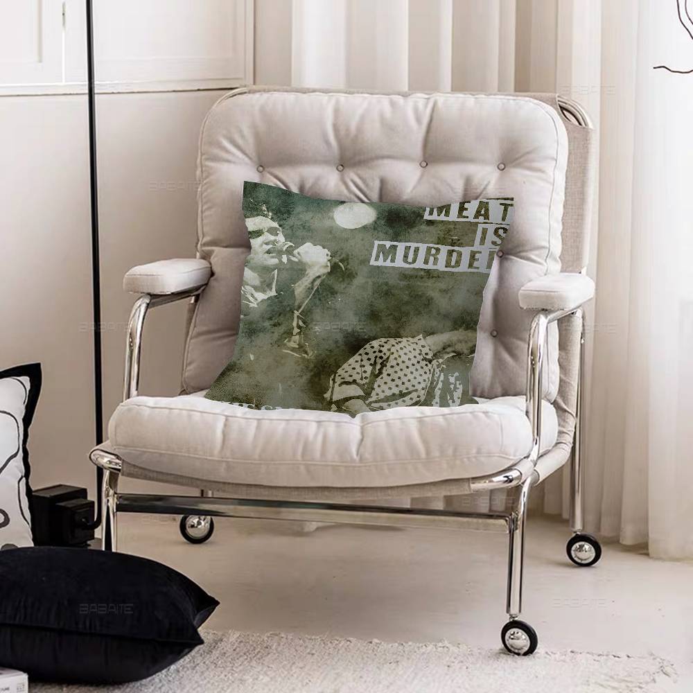 

Rock Band The Smiths Decorative Room Aesthetics Pillow Case Home Decor Bedroom Sofa Bed Couch Pillow Cover 45x45 30cmx30cm