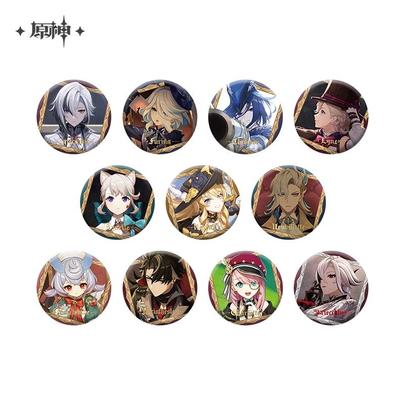 

Sunsyea Genshin Impact Official Merch miHoYo Original ZZMDHY Series Badge Random One Furina Neuvillette Arlecchino Navia