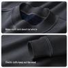 Hodo Men's Machine Washable Fleece-Lined 100% Wool Round Neck Sweater