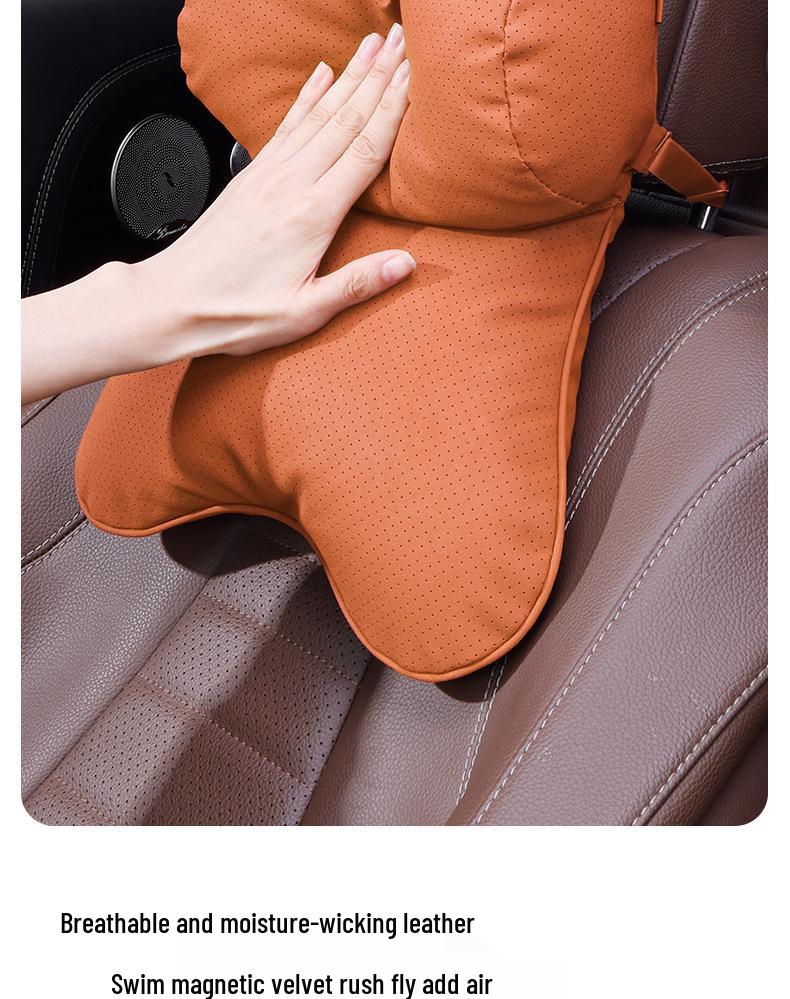ZADENNI Car Neck and Back Pillow for Tesla, Li Auto & Volkswagen Seats