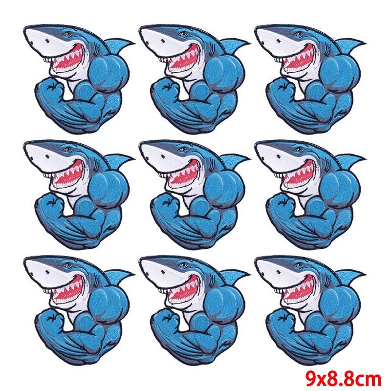 10 Pcs/lot Wholesale Embroidery Patch Iron On Patches For Clothing Patches On Clothes Jackets Decor Applique Sew Supplies