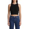 Fear of God Essentials Waffle Sport Tank Vintage Black Women Tops 192HO257221FW