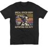 T-shirt de film vintage Officier Spécial Doofy, T-shirt unisexe graphique vintage S-4XL