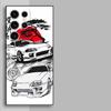 JDM Sport COOL Car Case for Samsung Galaxy S26 S21 FE S10 S9 S23 S24 Plus S20 S25 Ultra Note 20 Ultra 8 9 10 Funda Phone Cover