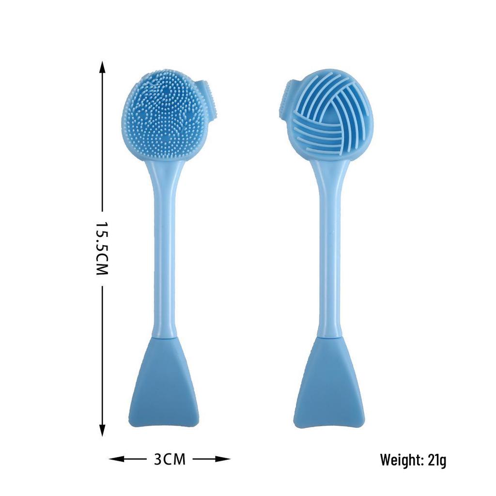 Portable Silicone Facial Cleansing & Makeup Remover Brush - Soft Blackhead Remover Tool