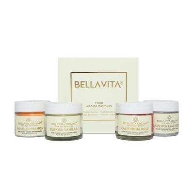Set of Scented Candles (4 X 60 G), Aroma Candles Set,