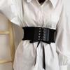 Polyester Elastic Pleated Cummerbunds Strap Rope Elastic High Wide Belt Wide Corset Waistband  Gift