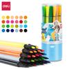 Pennarelli Lavabili per Acquerello Deli 7060 con Manico Lungo per Bambini - Disponibili in 12, 24 o 36 Colori