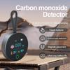 3 In 1 Carbon Monoxide Detector 1000mAh Portable Gas Detector CO Detector Alarm Temp Humidity Sensor for Outdoor Camping RV Car