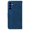 For Samsung Galaxy S26+ Case Geometry Pattern Leather Wallet Phone Cover with Wrist Strap