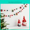 Christmas Scene Wall Art With Wool Felt Ornaments For Seasonal Home Decor