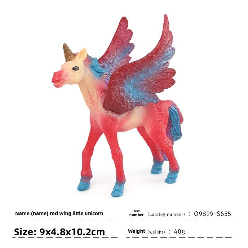Einhorn Mythologie Figur Sammlerstück PVC Modell Für Kinder Und Dekor